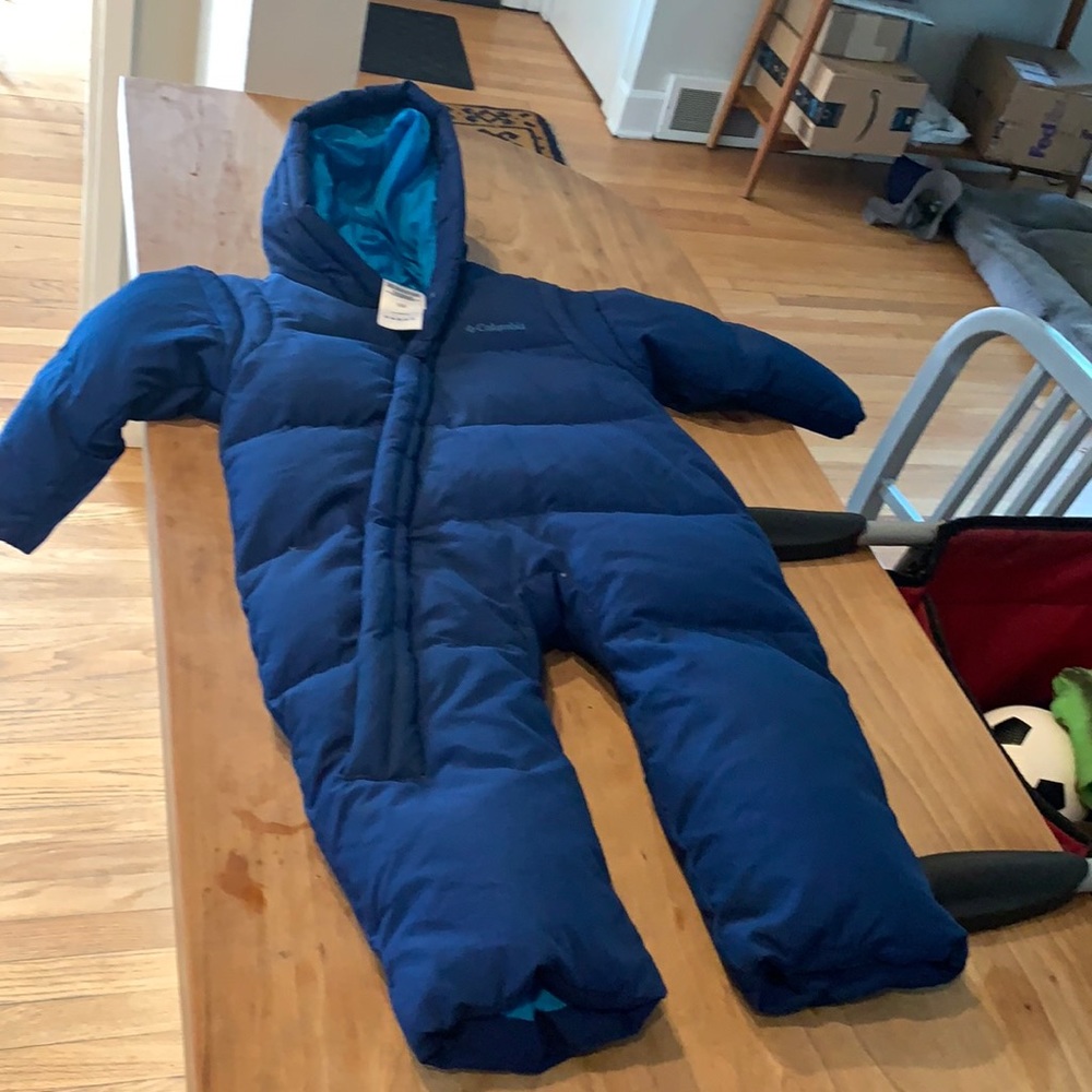 Columbia infant winter snowsuit bunting